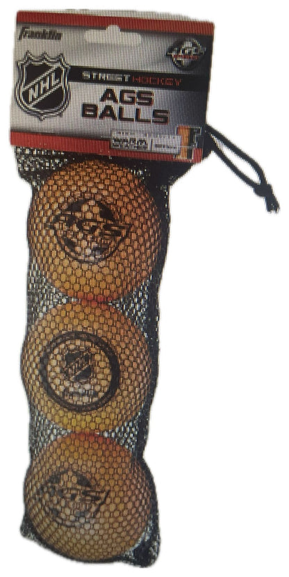 Franklin Sports NHL AGS Pro High Density Ball 3-Pack
