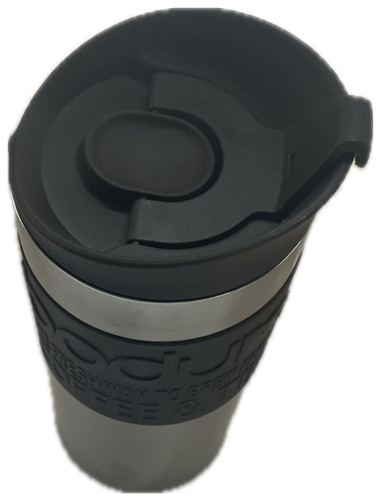 Bodum TRAVEL MUG Vacuum Travel Mug, Small, 0.35L, 12oz, S/S, Dark Roast