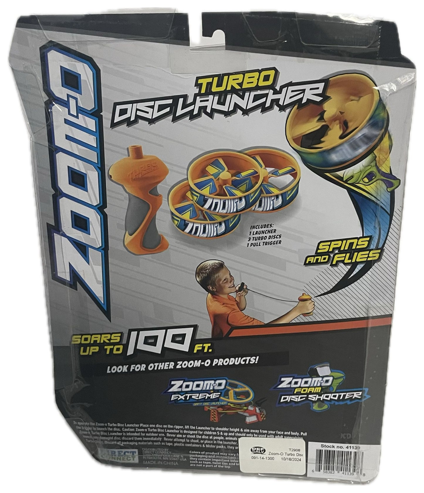 Zoom-O Turbo Disco Disc Launcher 5 Pc Playset