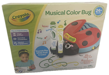 Crayola Musical Doodle Bug Coloring Toy with Sound Effects – Creative Drawing Toy for Kids 3+