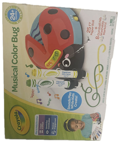 Crayola Musical Doodle Bug Coloring Toy with Sound Effects – Creative Drawing Toy for Kids 3+