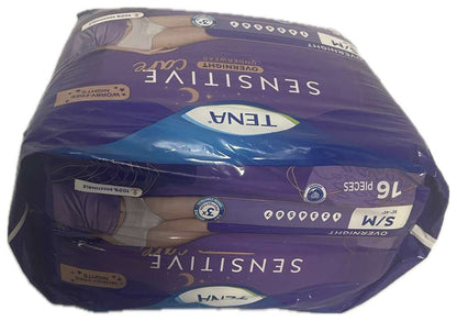 TENA Sensitive Care Overnight Underwear for Women small/medium 16 count