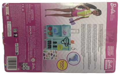 Barbie Marine Biologist Doll and Accessories Mobile Lab Playset with Brunette Doll