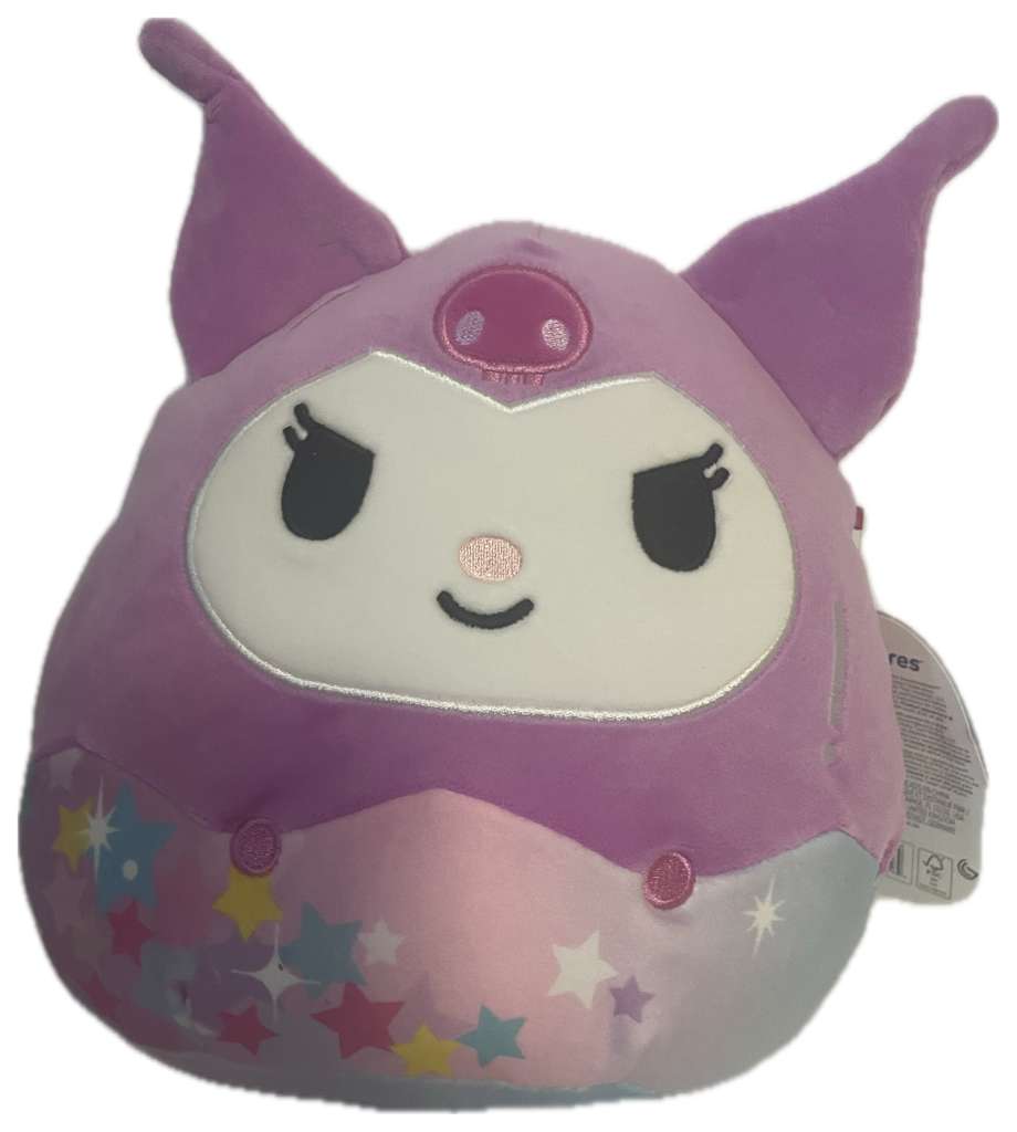 Squishmallows 8" Hello Kitty Stars Kuromi Sanrio Soft Plush – Pink