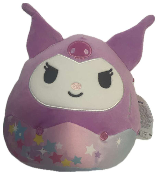 Squishmallows 8" Hello Kitty Stars Kuromi Sanrio Soft Plush – Pink