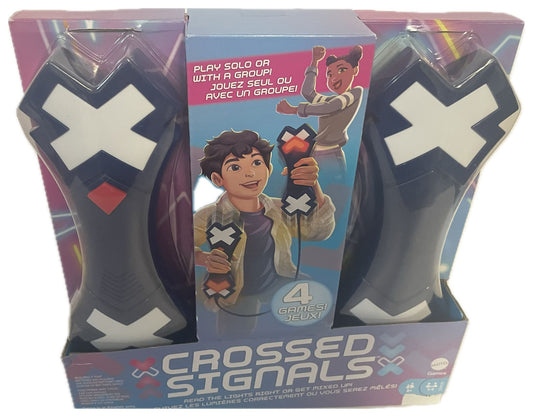 Crossed Signals Game for Kids &amp; Adults Electronic Game with Pair of Talking Light Wands