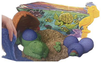 Kinetic Sand Project Planet Turtle Beach 14oz Sand Tools & Molds Sustainably Minded