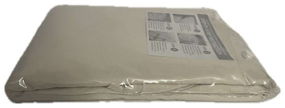 Madison Park Simple Fit Wrap Around Adjustable Bed Skirt – Ivory | Microfiber, Fits Full/Queen/King Size Beds | Easy-Fit Elastic Design