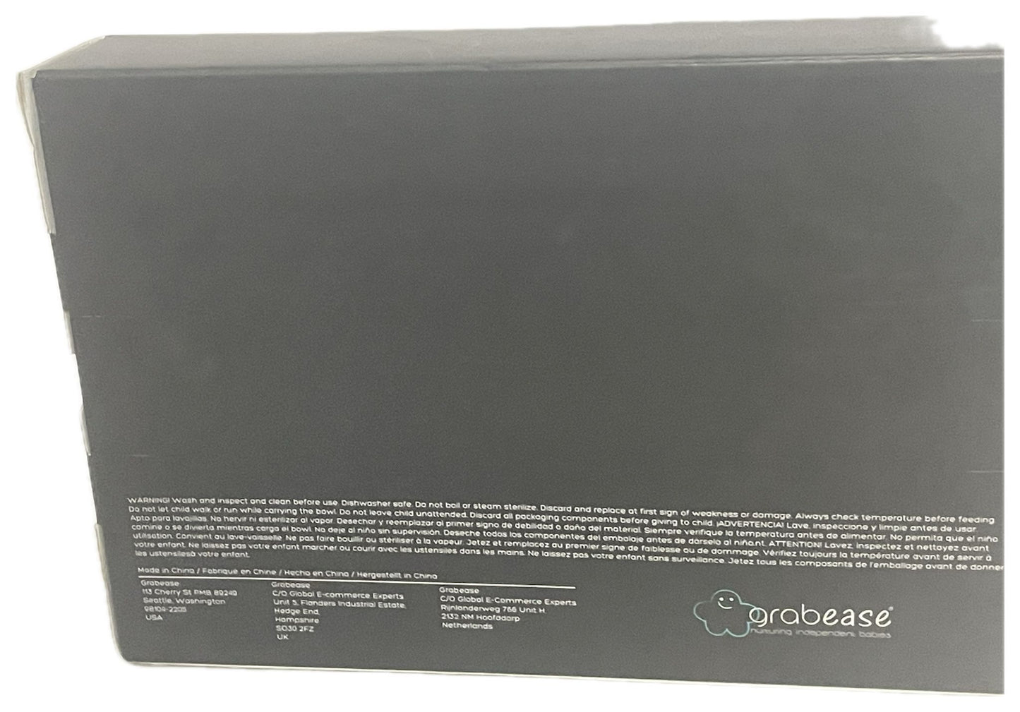 Grabease Silicone Baby Feeding Set – 4-Piece Essential Feeding Kit with Suction Plate, Bowl, Spoon & Fork