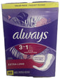 Always Daily Extra Protect Panty Liners Extra Long 60 Count with Odor Neutralization