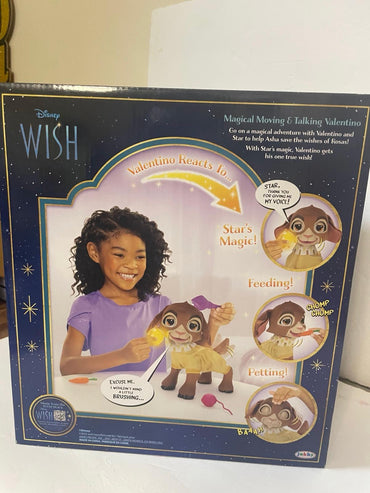 Disney WISH Sing Along Boombox with Bluetooth & Microphone for Kids Ages 3+