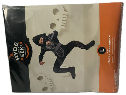 Hyde & EEK Tiger Warrior Boys' Halloween Costume with for Teen, Boys Large, 1 Count