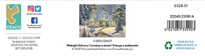 Ceaco - Thomas Kinkade - Disney Holiday - Midnight Delivery - 1000 Piece Jigsaw Puzzle