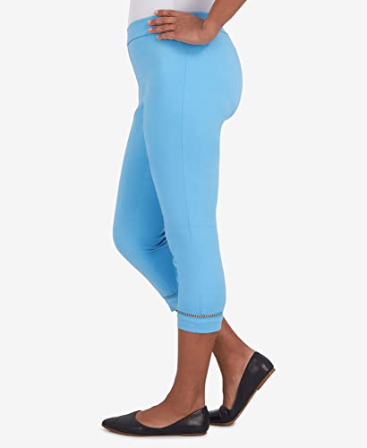 Alfred Dunner Women's Sweet Cut Out Capri