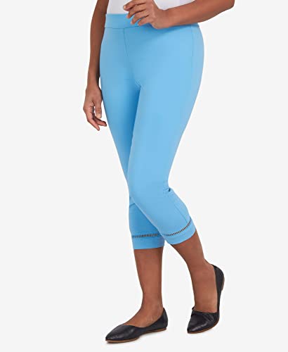 Alfred Dunner Women's Sweet Cut Out Capri