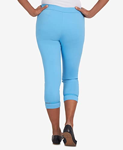Alfred Dunner Women's Sweet Cut Out Capri