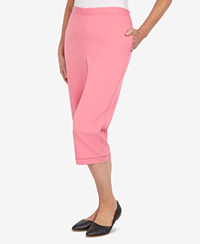 Alfred Dunner Women's Sweet Cut Out Capri