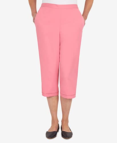 Alfred Dunner Women's Sweet Cut Out Capri