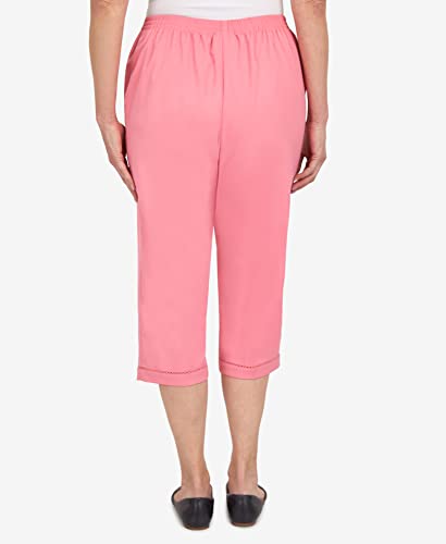 Alfred Dunner Women's Sweet Cut Out Capri