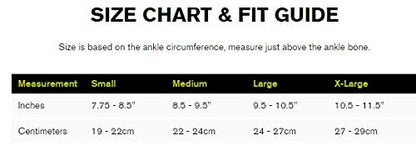 DonJoy Performance Deluxe Knit Ankle Compression Sleeve with J Buttress and Closed Heel for Mild Sprains, Strains, Inflammation, Swelling, Tendonitis, Arthritis - Large