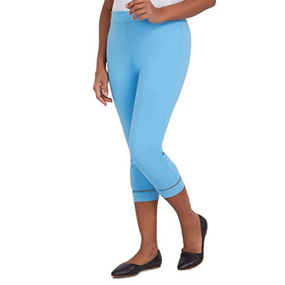 Alfred Dunner Women's Sweet Cut Out Capri