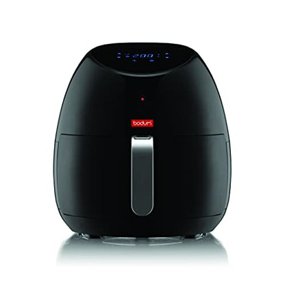 Bodum Melior Air Fryer with Digital Control Panel and 8 Presets, 169 Ounce, Black