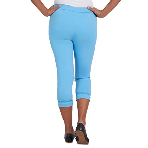 Alfred Dunner Women's Sweet Cut Out Capri