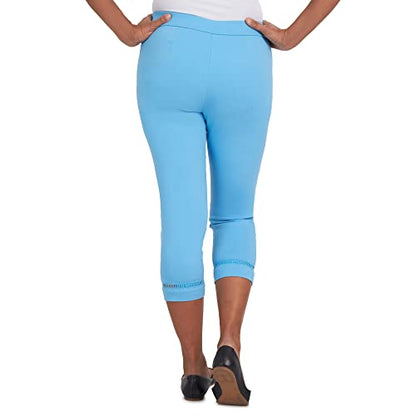 Alfred Dunner Women's Sweet Cut Out Capri