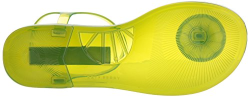 Katy Perry Women's The Geli Flat Sandal, lime, 6 M Medium US
