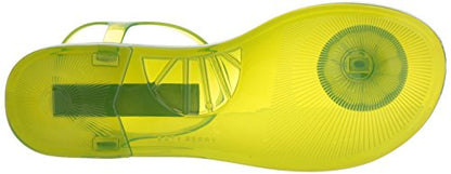 Katy Perry Women's The Geli Flat Sandal, lime, 6 M Medium US