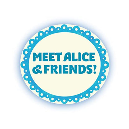 Disney Junior Alice’s Wonderland Bakery Friends, 3 Inch Figure Set of 6, Kids Toys for Ages 3 Up