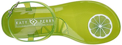 Katy Perry Women's The Geli Flat Sandal, lime, 6 M Medium US