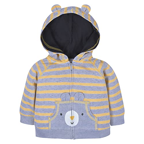 Gerber Baby Boys Toddler Zip Hoodie & Joggers Clothing Set