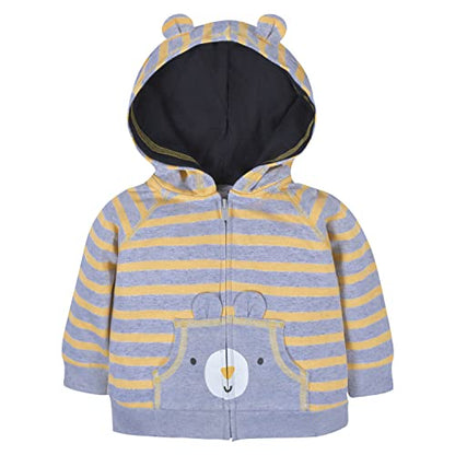 Gerber Baby Boys Toddler Zip Hoodie & Joggers Clothing Set