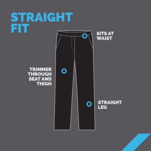 Savane Men's Flat Front Stretch Ultimate Performance Chino Pants with Expandable Waistband (Waist Size 30 - 40 Big & Tall)