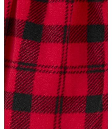 Carter's Baby Girls' 3 Piece Vest Little Jacket Set (Buffalo Plaid Check Red, 3 Months)