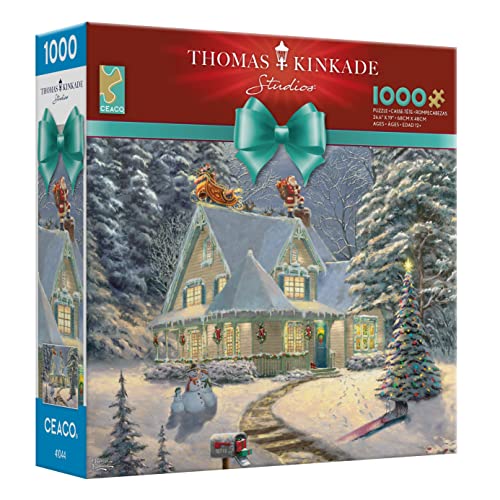 Ceaco - Thomas Kinkade - Disney Holiday - Midnight Delivery - 1000 Piece Jigsaw Puzzle