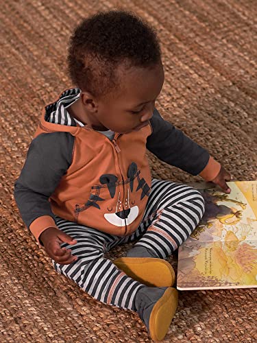 Gerber Baby Boys Toddler Zip Hoodie & Joggers Clothing Set