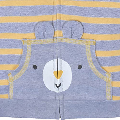 Gerber Baby Boys Toddler Zip Hoodie & Joggers Clothing Set