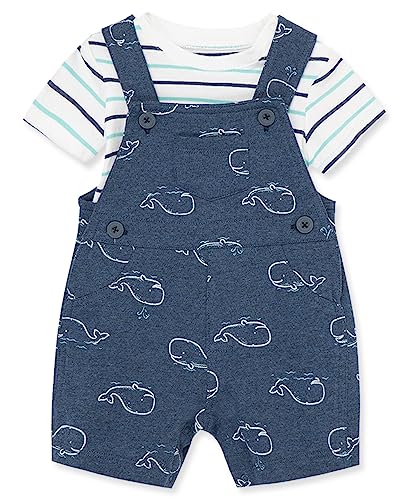 Little Me baby-boys 2-piece Tee Shirt and Shortall Set