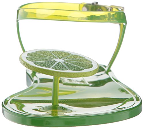 Katy Perry Women's The Geli Flat Sandal, lime, 6 M Medium US