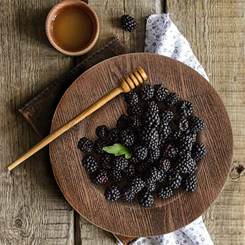 Wood Decorative Charger Plates Rustic Wedding Wood Design Chargers Set of 4