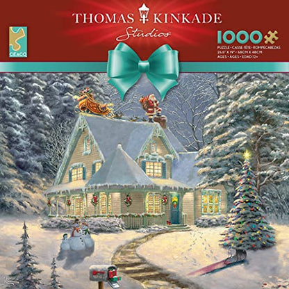 Ceaco - Thomas Kinkade - Disney Holiday - Midnight Delivery - 1000 Piece Jigsaw Puzzle